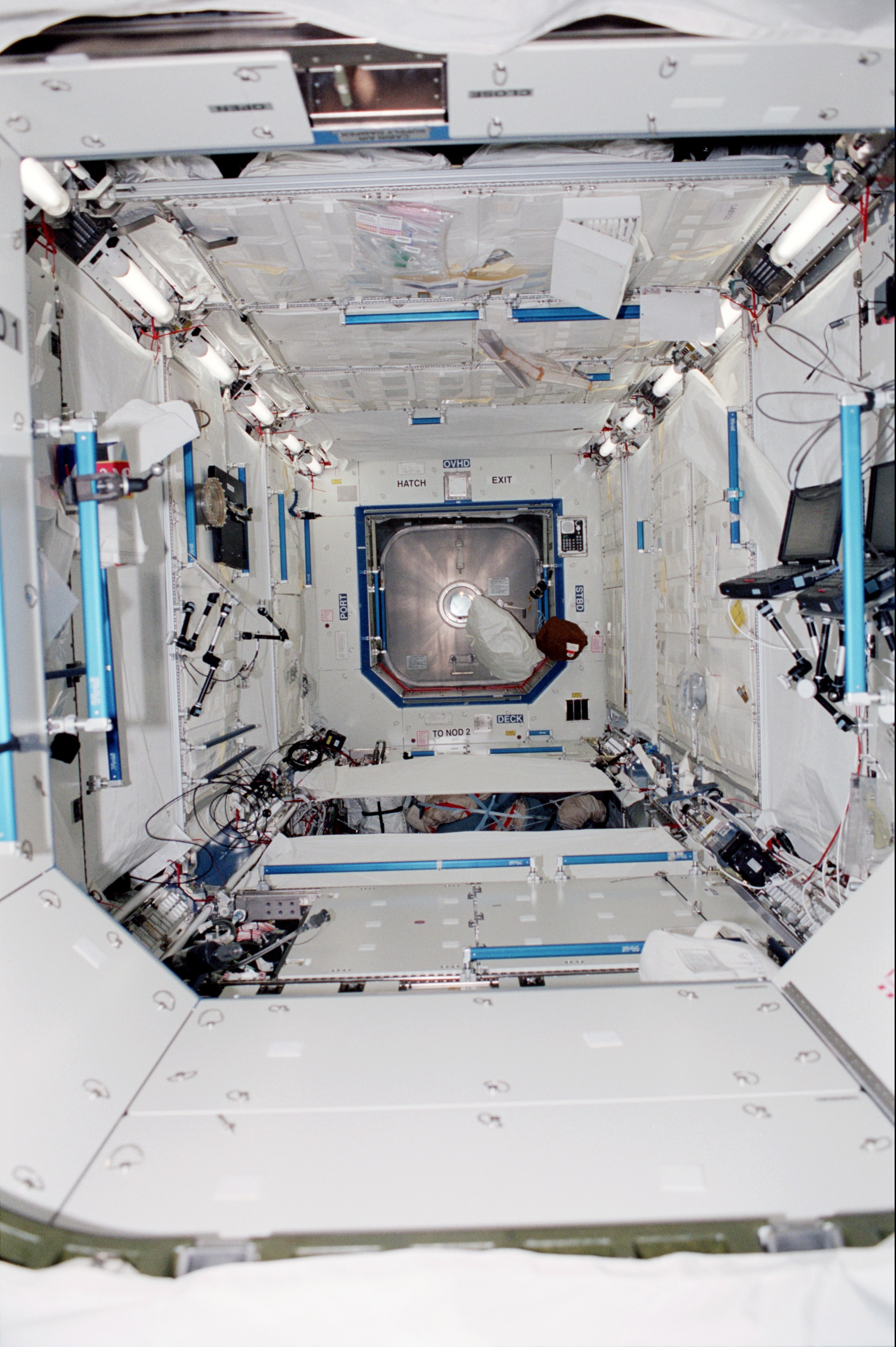 interior of the ISS